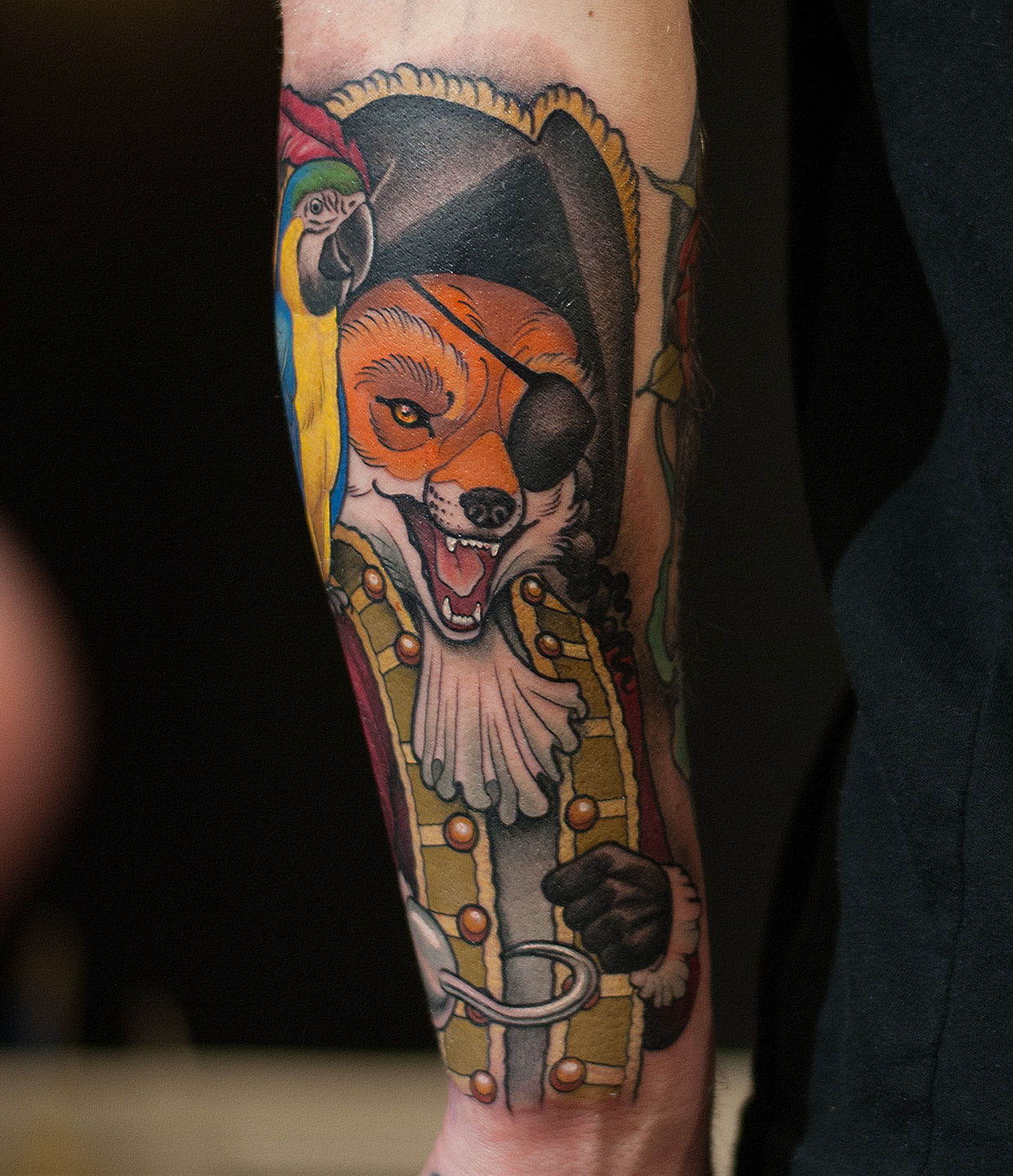 Latest Pirate Tattoos Find Pirate Tattoos   Austin Walls Fox Pirate 