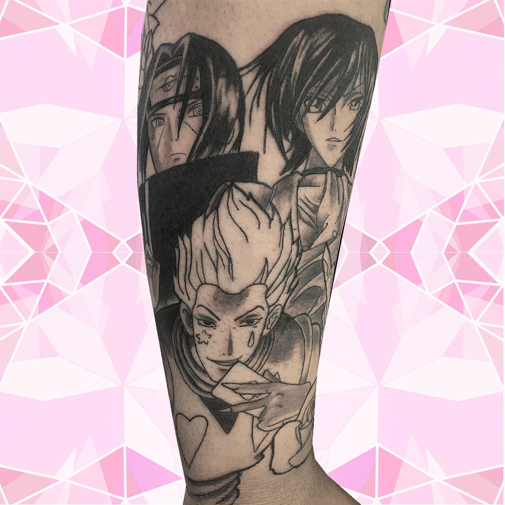 alexheart:anime-boys-tattoo-by-alex-heart-anime-anime-tattoo-anime-ink-anime -tattoo-artists-anime-tattooist-popculture-tattoos-otaku-otaku-tattoos -geeky-tattoos-nerdy-tattoos-kawaii-tattoos-tattoos-best-anime-tattoos