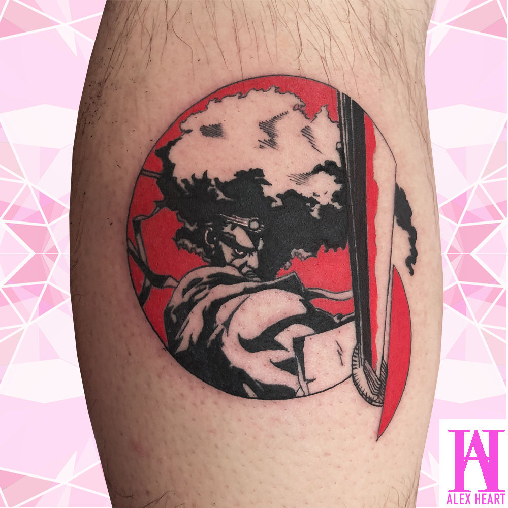 afro samurai tattoo sleeve