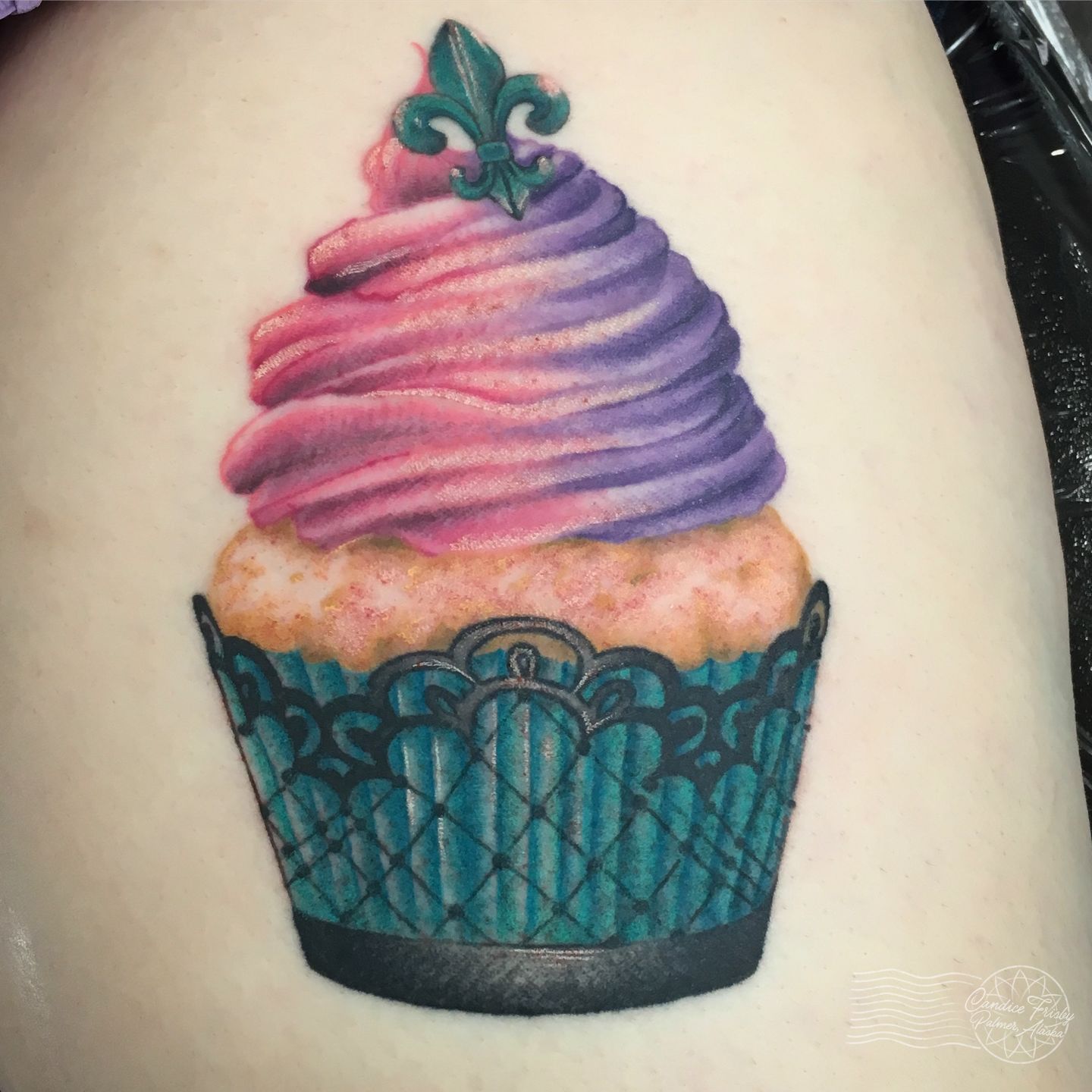 realistic cupcake tattoos