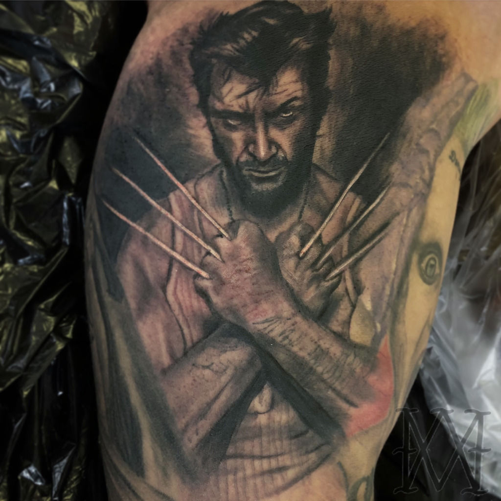 Got to finish this Wolverine tattoo. All the linework is healed and the  shading is fresh.😈👌 Huge thanks to my client Lance for mak... | Instagram
