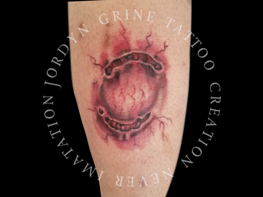 Top 135 + Zombie bite mark tattoo