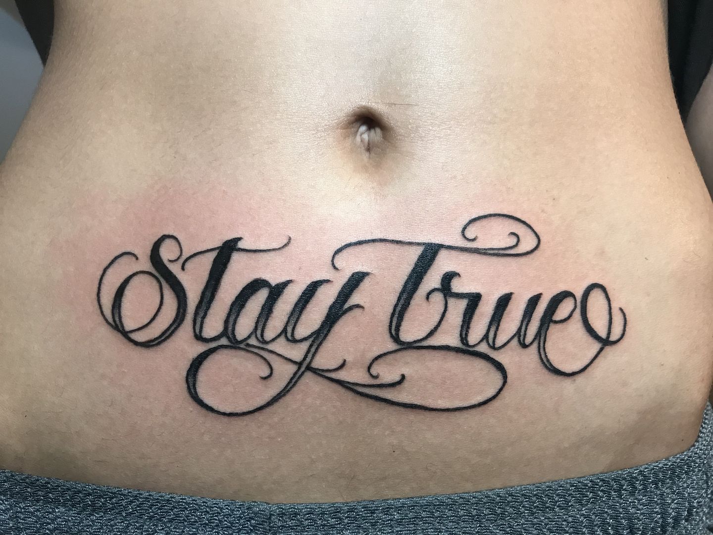 Caleb will always be reminded to stay true  Dollys Skin Art Tattoo  Kamloops BC