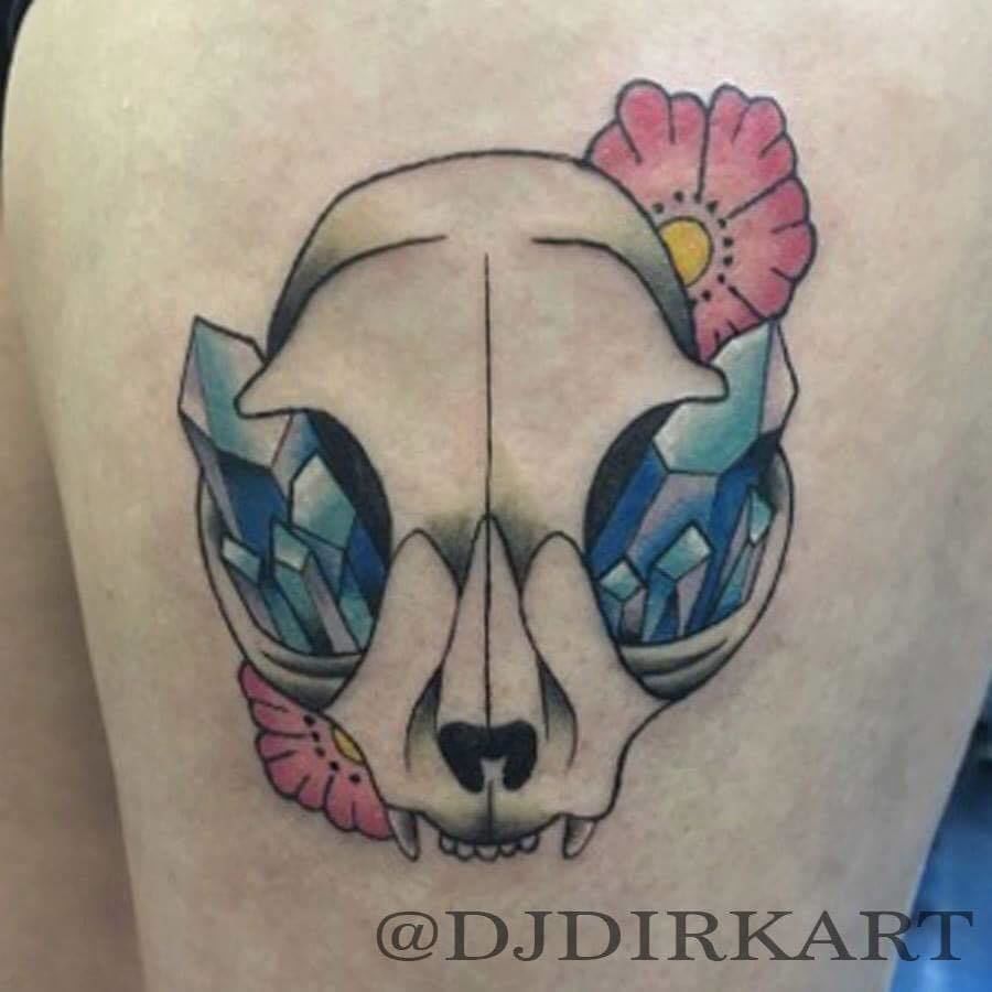 50 Cat Skull Tattoos That Are Actually Good