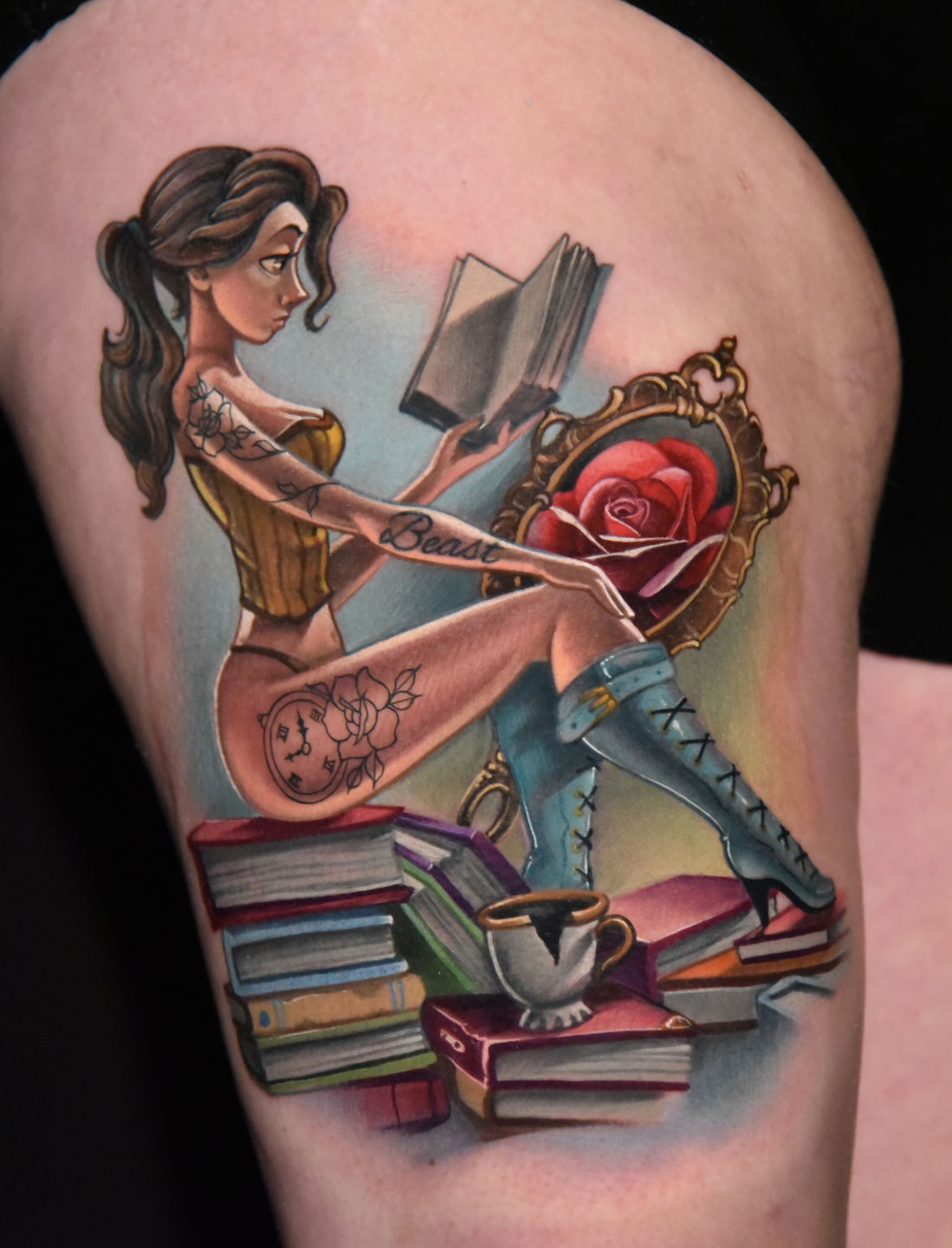 Tim Shumate Illustrations  Tattoo of the Day 22818 Claudiareato at