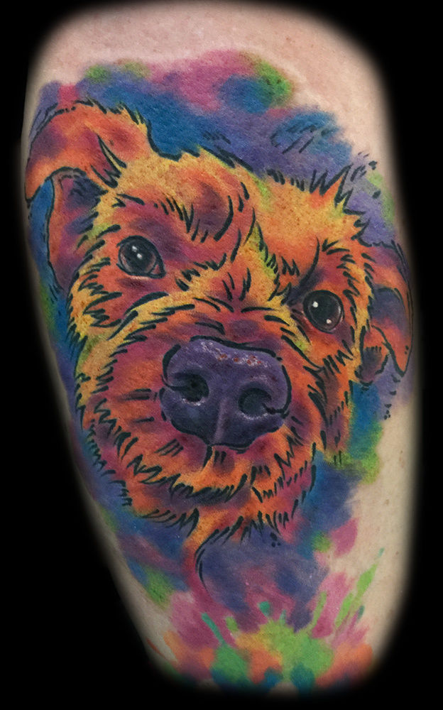 Watercolor-water-color-tattoos-dog-portrait-tattoo-artists-las-vegas-inner-visions-tattoo-henderson-best-famous-strip