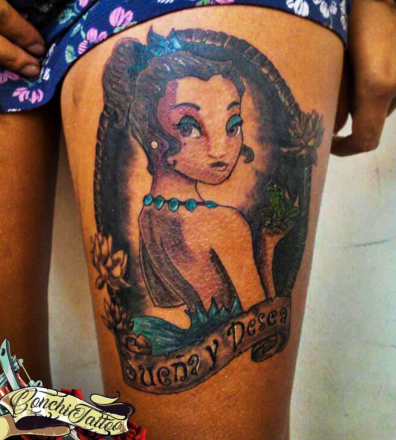 Princess Tiana Tattoo by tattooedbarbiegirl  Tattoogridnet