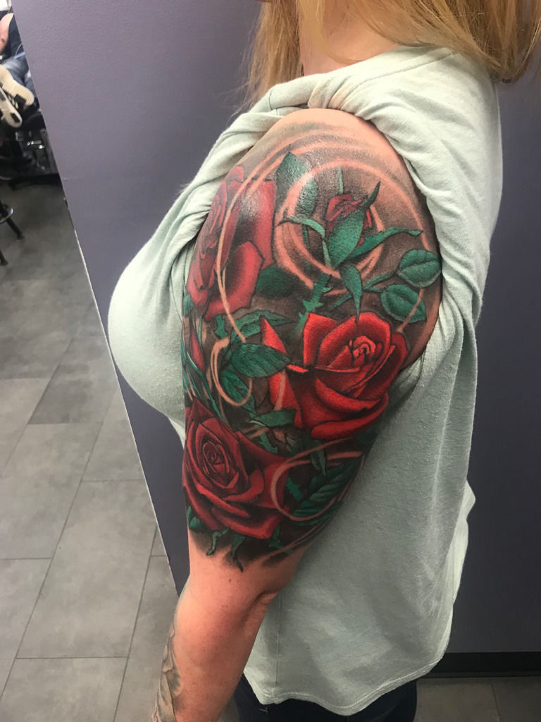 bankhead:red-rose-tattoo-sleeve-rose-tattoo-red-rose-arm-sleeve-tattoo-girl- sleeve