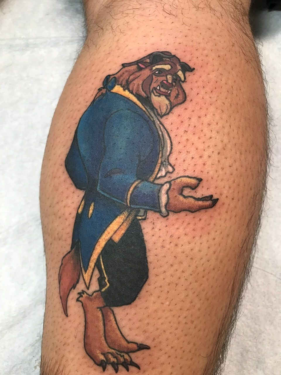 Beauty and the Beast Rose  Angry Monkey Tattoo