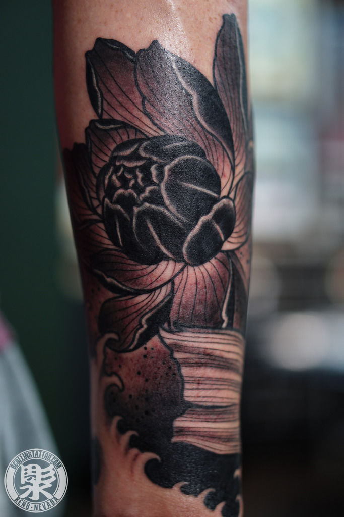 Black  Grey Lotus Tattoo  Ace Tattooz