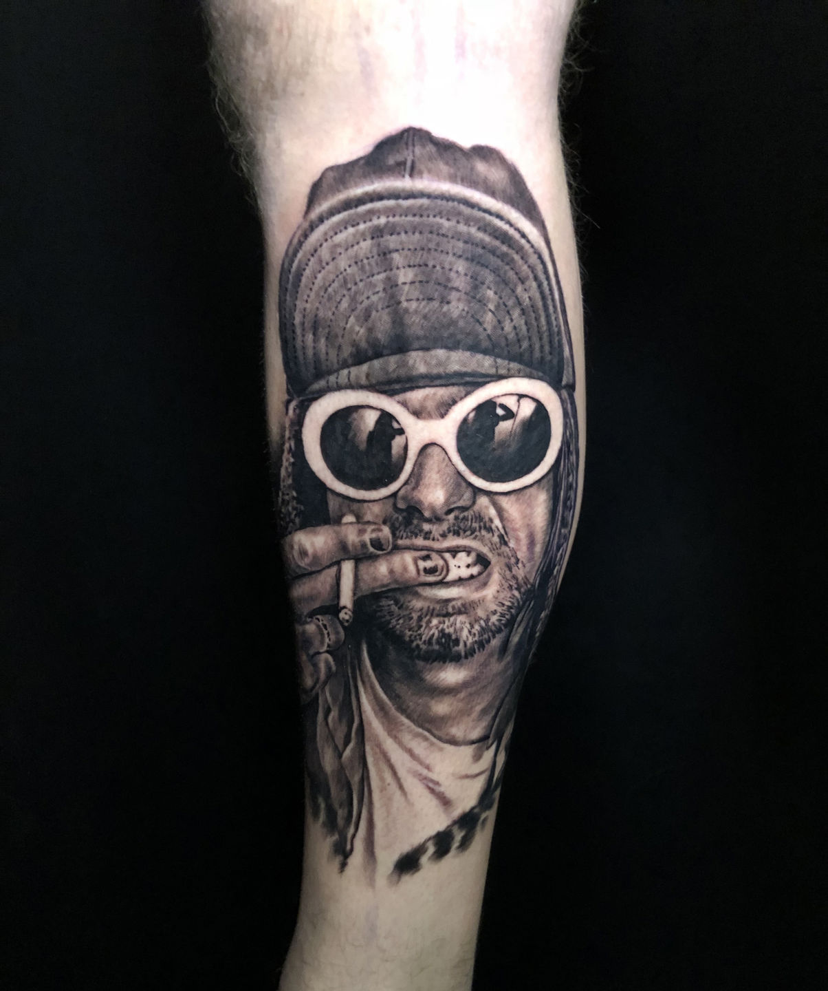 kurt cobain tattoo  Kurt cobain tattoo Nirvana tattoo Grunge tattoo