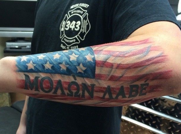 140 Awesome Molon Labe Tattoo Ideas with Meanings and Celebrities  Body  Art Guru