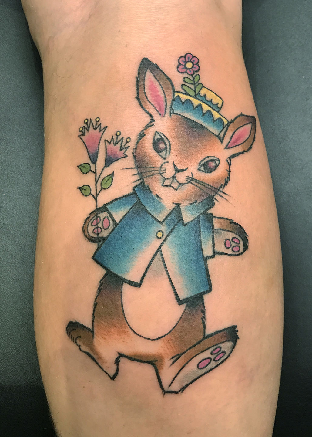 Rabbit Tattoo - Etsy