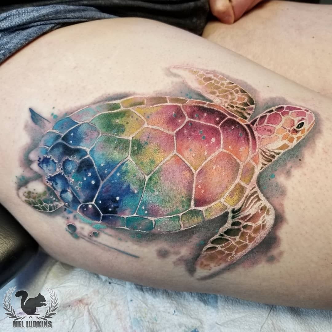 Turtle tattoo by Daria Mlecna  Post 30247