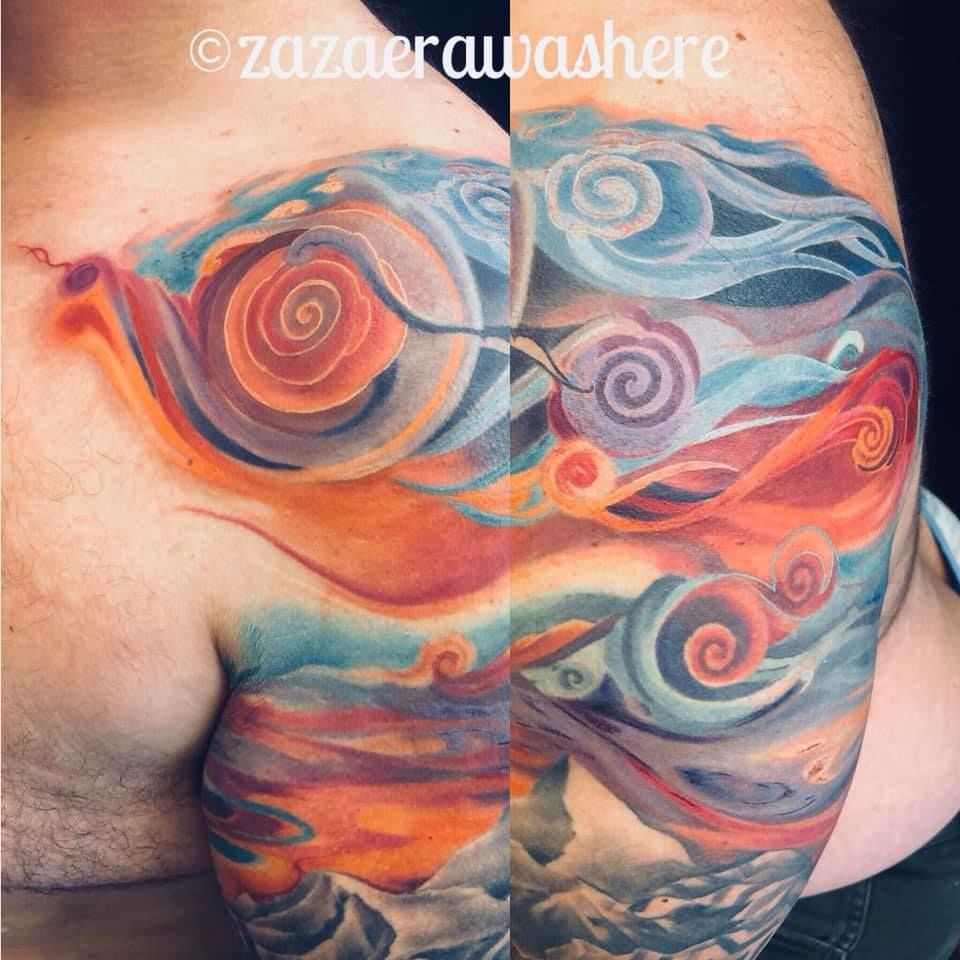 Pacific Northwest Inspired Sleeve by Todd Showdown at HeartSkin in Fort  Collins CO  rtattoos