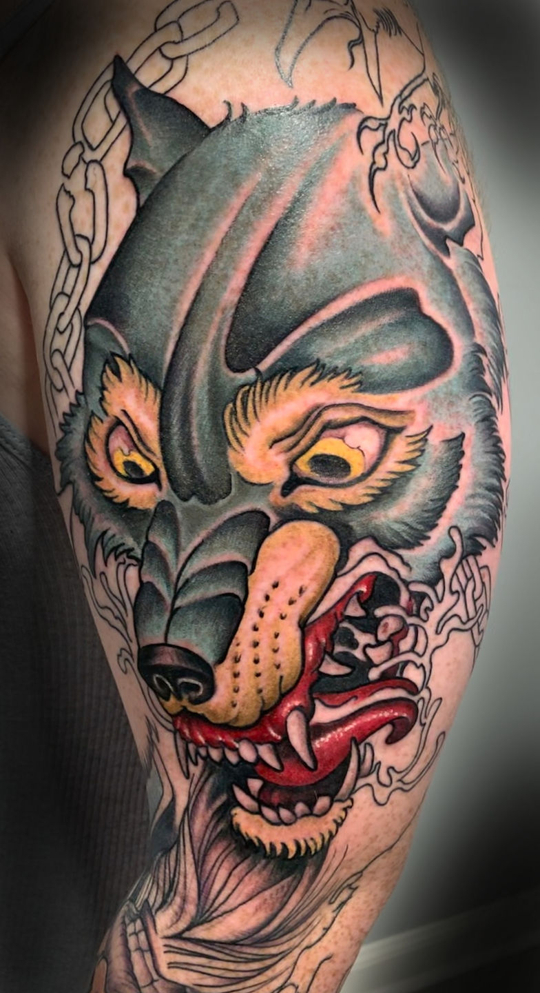 fenris wolf tattoo