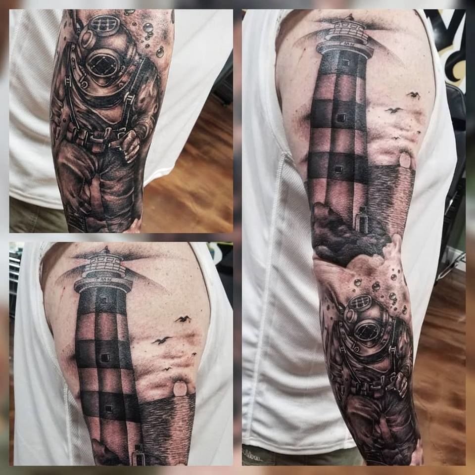 lighthouse sleeve tattooPesquisa do TikTok