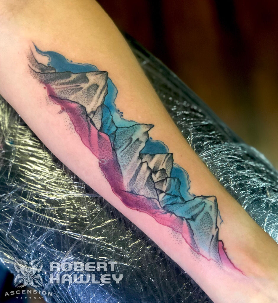 Stunning Mountain Tattoos For Females