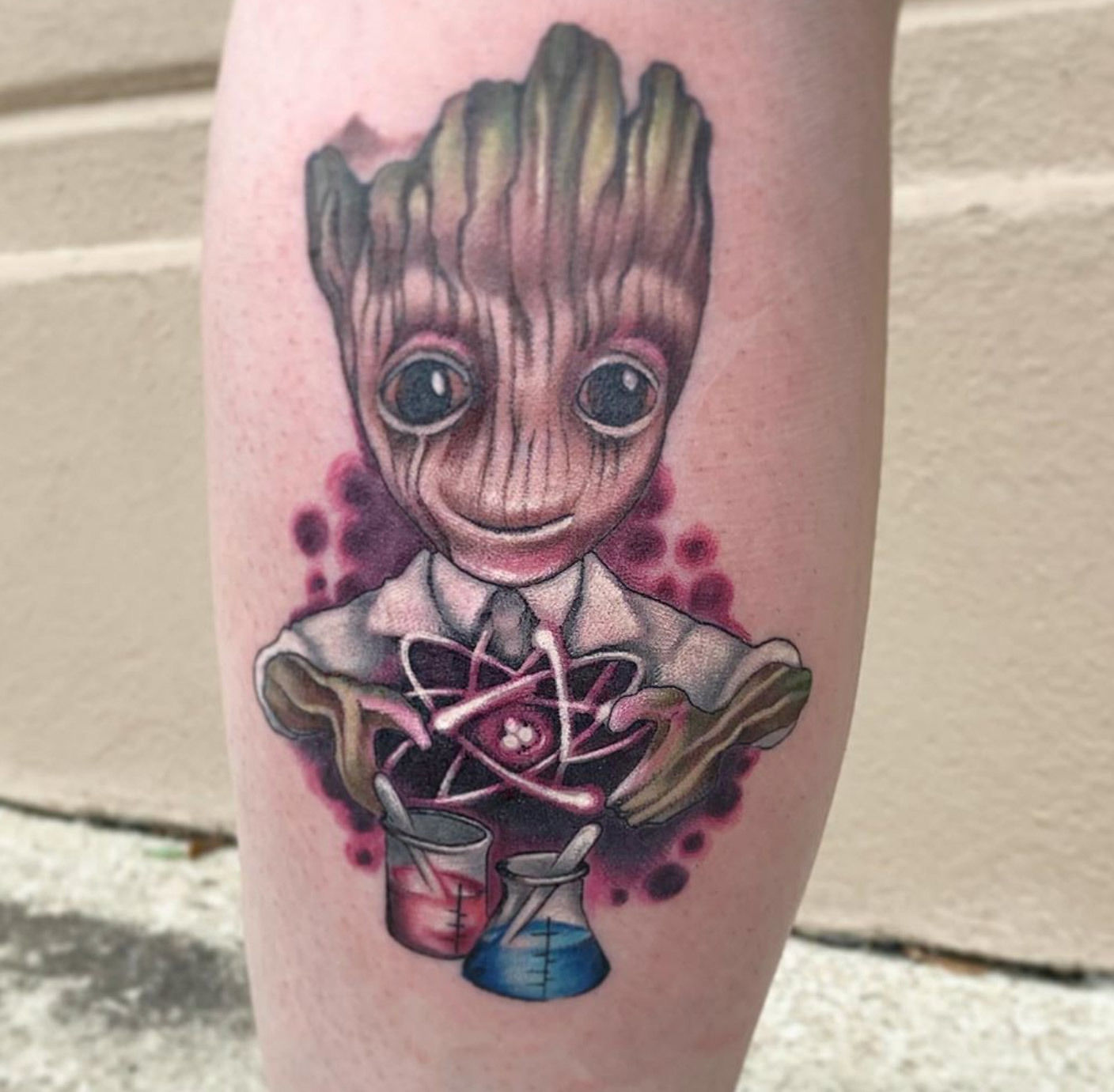Megan Massacre  Not by me Super cute Groot tattoo by gritnglory artist  helliontattoos She tattoo time available and regularly takes  walkins Contact her through her page for more info  Facebook