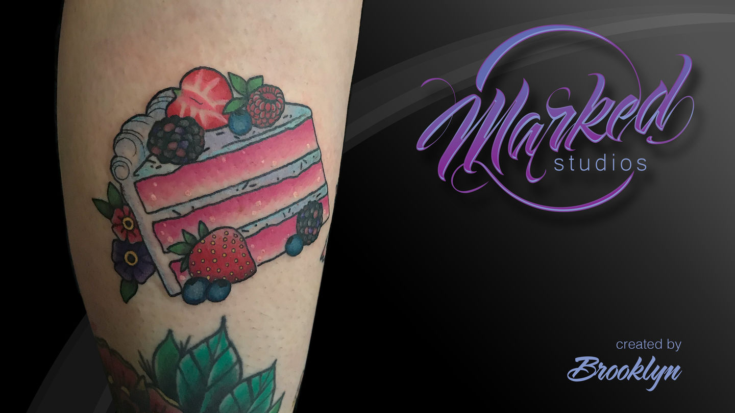 Cake tattoo, inspired by Adventure Time