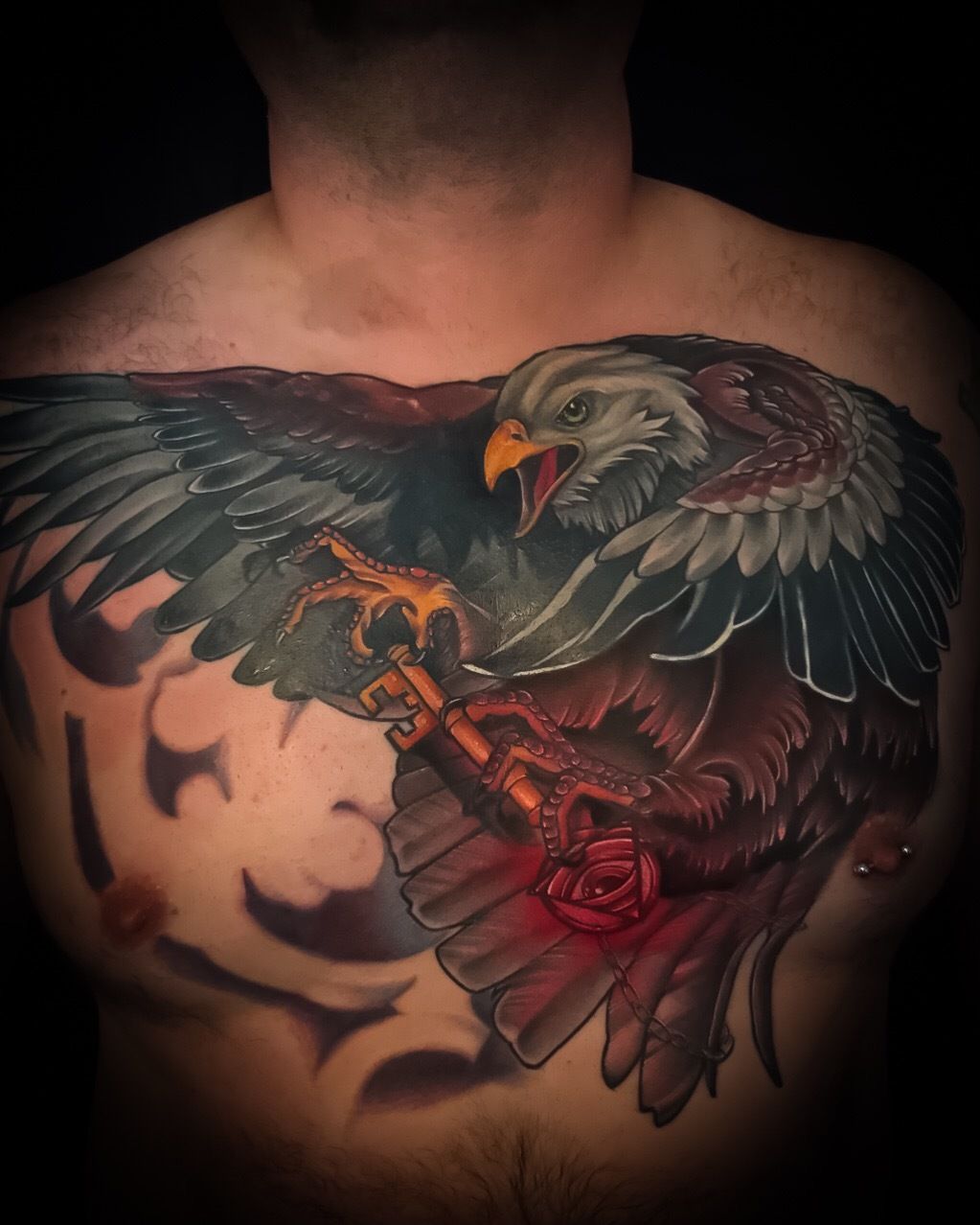 American Traditional Tattoo Eagle on Forearm | TikTok