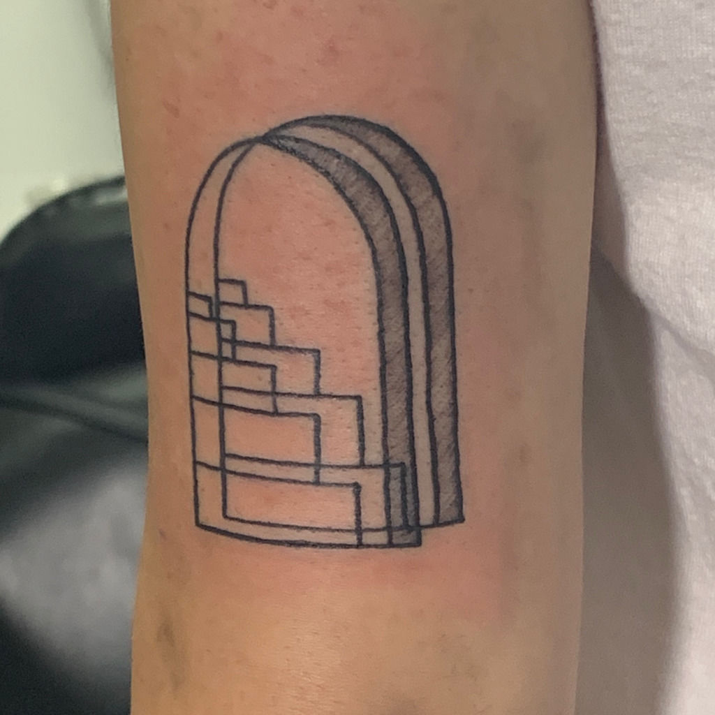 Black n grey staircase to nowhere tat by nickwallintattoos  traditionaltattoo blackngreytattoo Call or email to make an appointment   Instagram