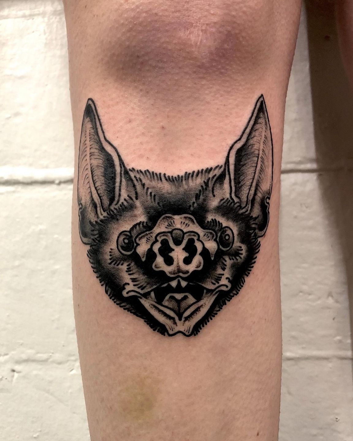 Tattoo Flash of Bats Animals