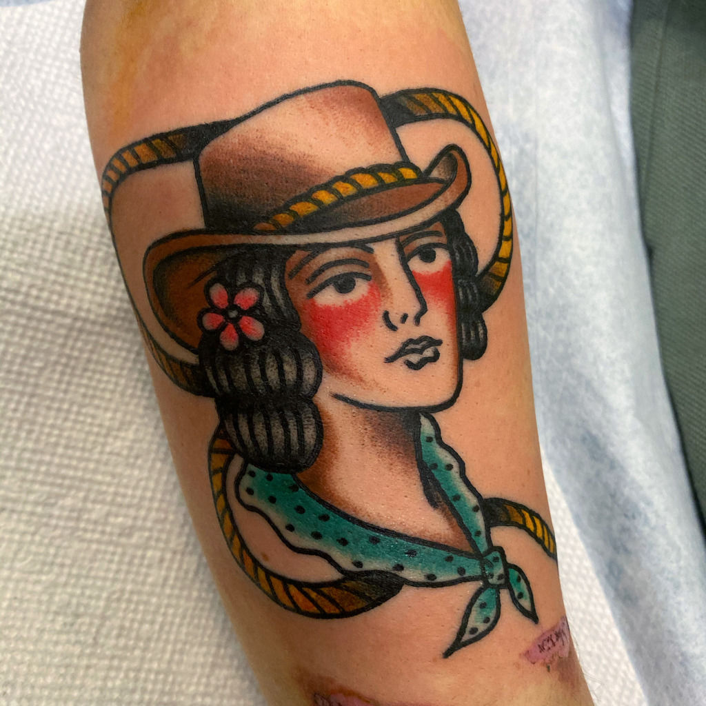 532 Cowgirl Tattoo Images Stock Photos  Vectors  Shutterstock