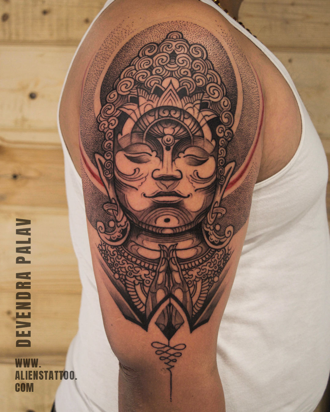 Buddha tattoo idea | TattoosAI