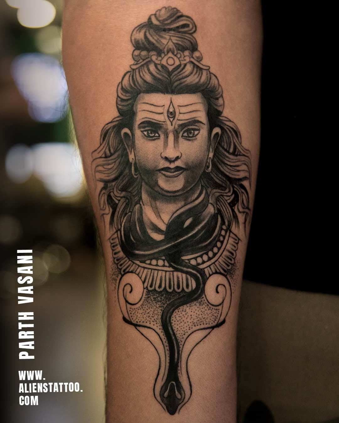 parth vasani on LinkedIn: #shiva #tattoos #tattoo #tattooartist #pinterest