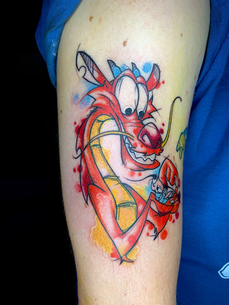 Tattoo of Dragons Disney Movies