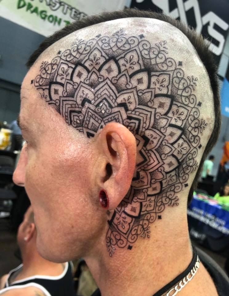 Truly Committed Hardcore Head Tattoos  Tattoodo