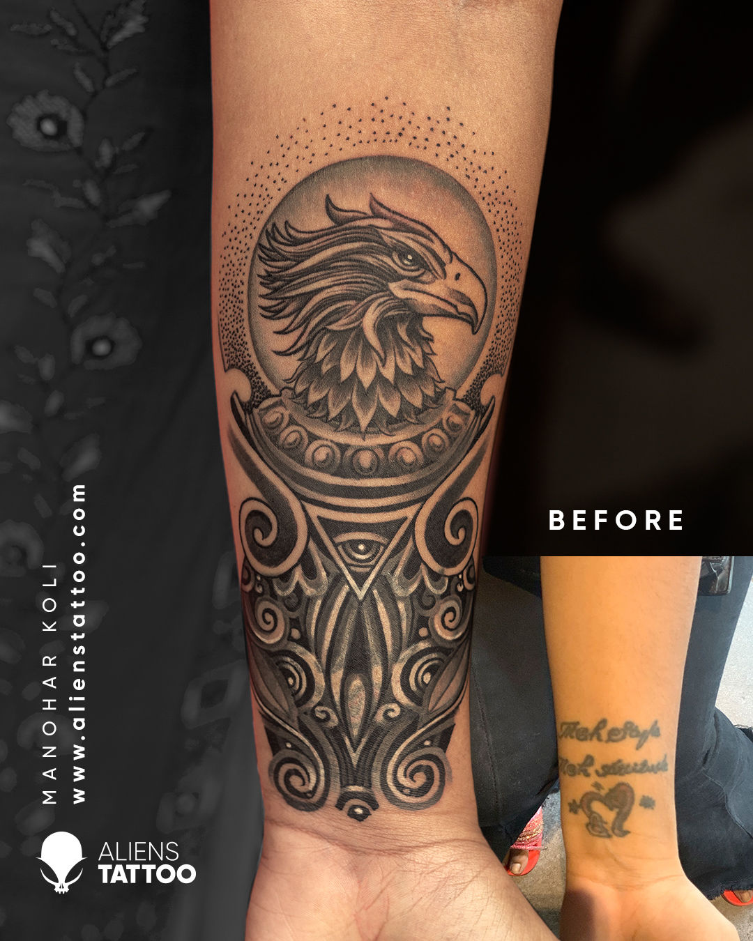 Tattooist Studio - #initials #mk #love #tattoo Done By Me @tattooiststudio  Happy customer come for the beautiful tattoos Follow me on insta  Tattooiststudio123 follow me on tiktok@tattooiststudio Call me -8369592755  Whatsapp me-9869300671