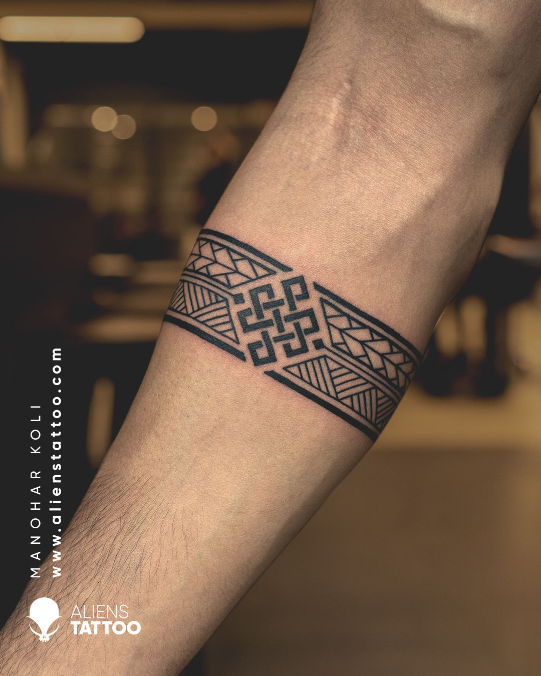 Ouroboros Arm Band Tattoo - Temu