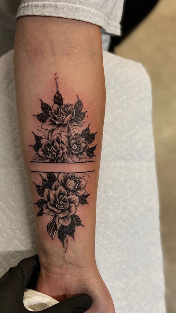 Things  Ink on Twitter We are loving this floral sternum tattoo by Meg  Langdale thingsandink httpstcoqWTl5kAR7R  Twitter