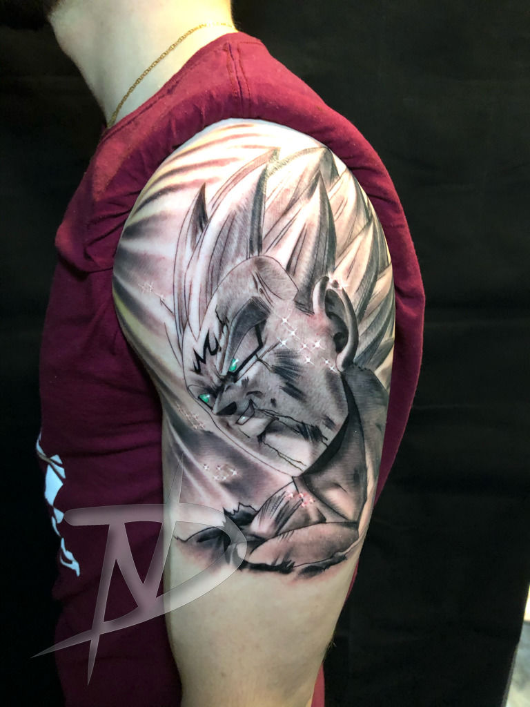 Danielnguyen Self Sacrifice Majin Vegeta Tattoo Dragon Ball Z Tattoo