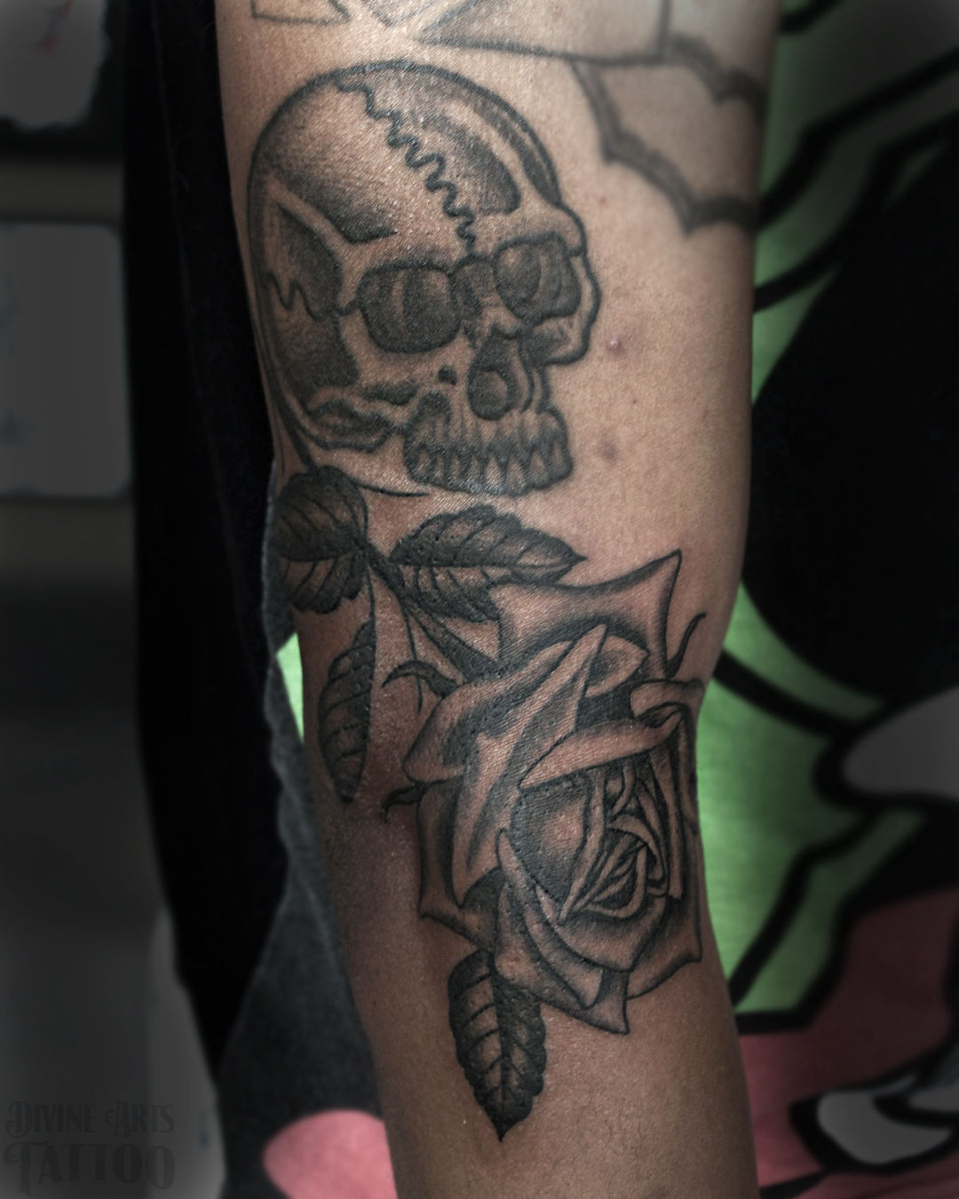 Skull_rose