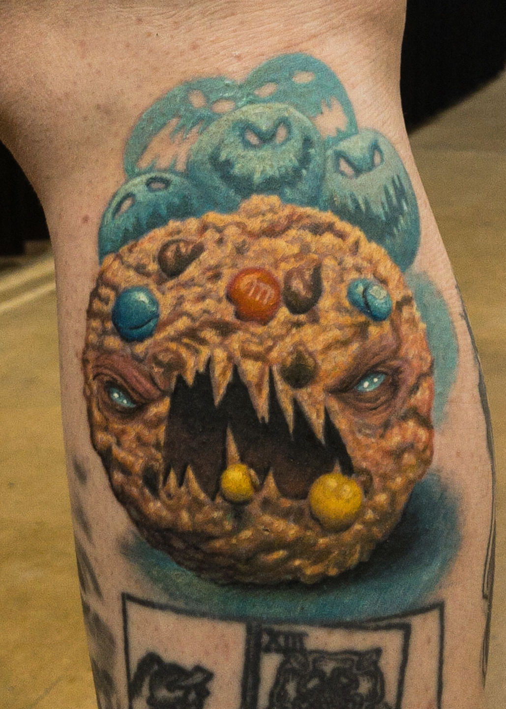 Cookie monster tattoo by Khail Tattooer | Post 16659