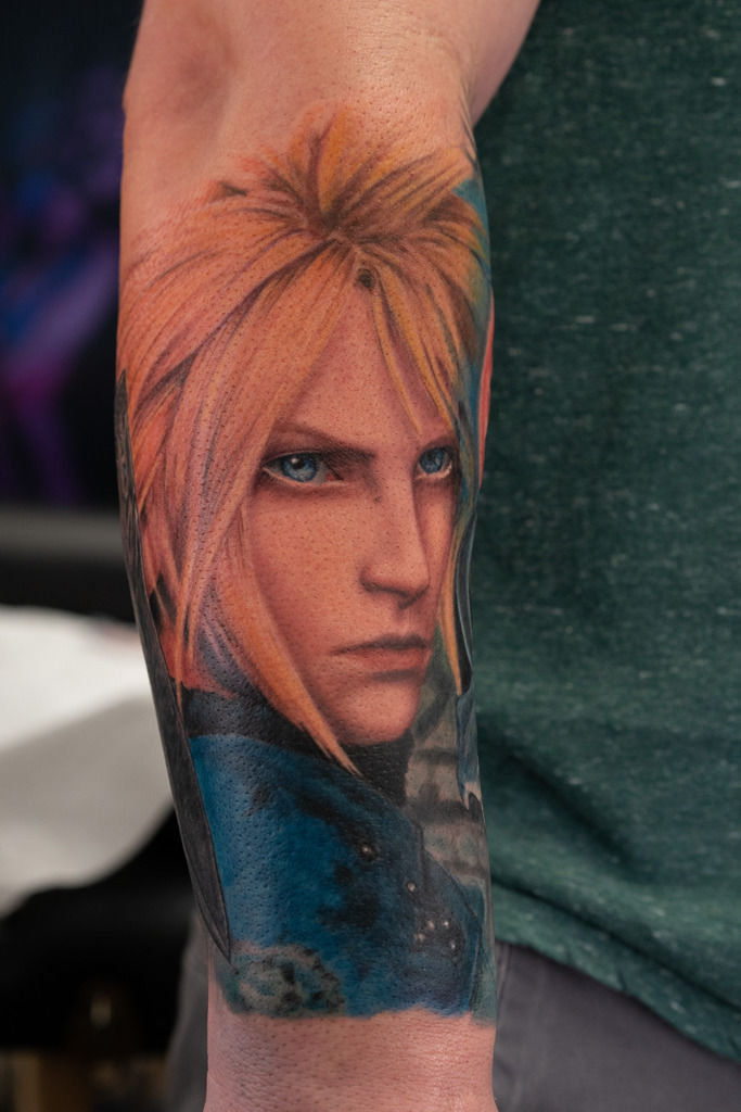 Cloud strife Tattoo by PooFly on DeviantArt