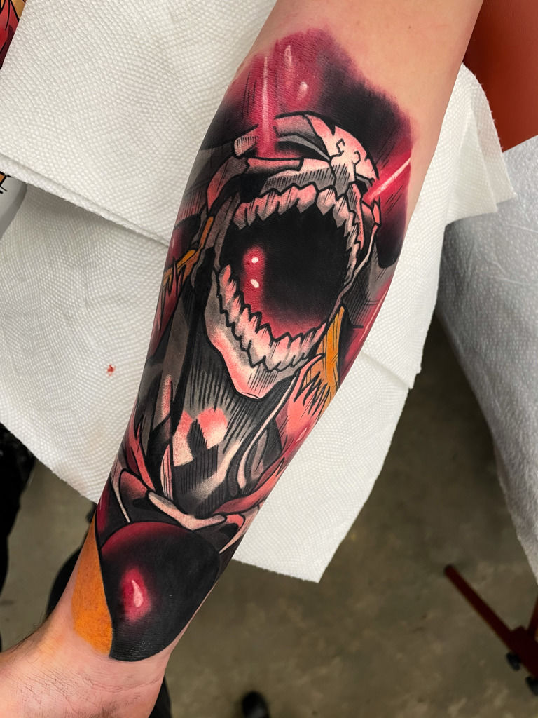 I do anime tattoos Just finished this piece a few hours ago Thought Id  share Hope you all like this Ichigo  rbleach
