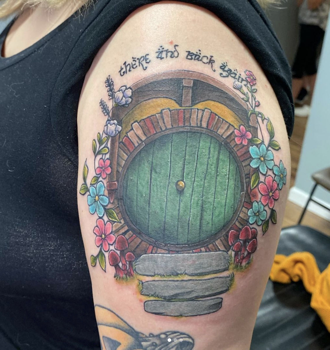 Hobbit Door Tattoo