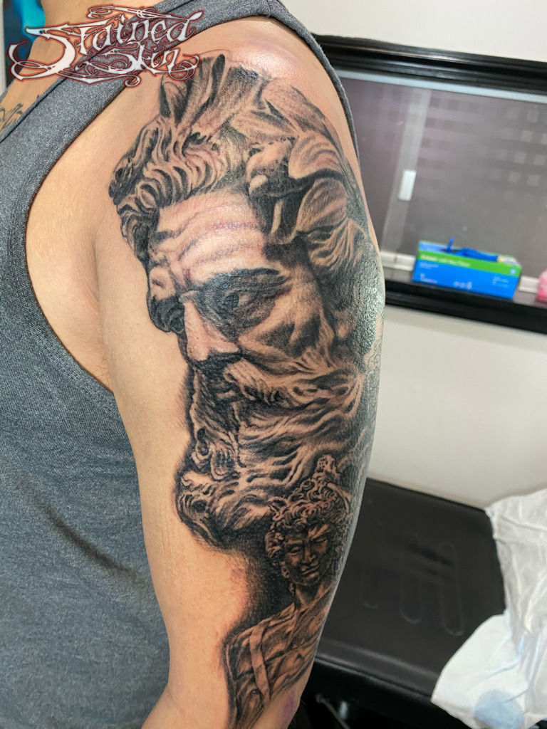 Art Immortal Tattoo  Tattoos  Black and Gray  Poseidon