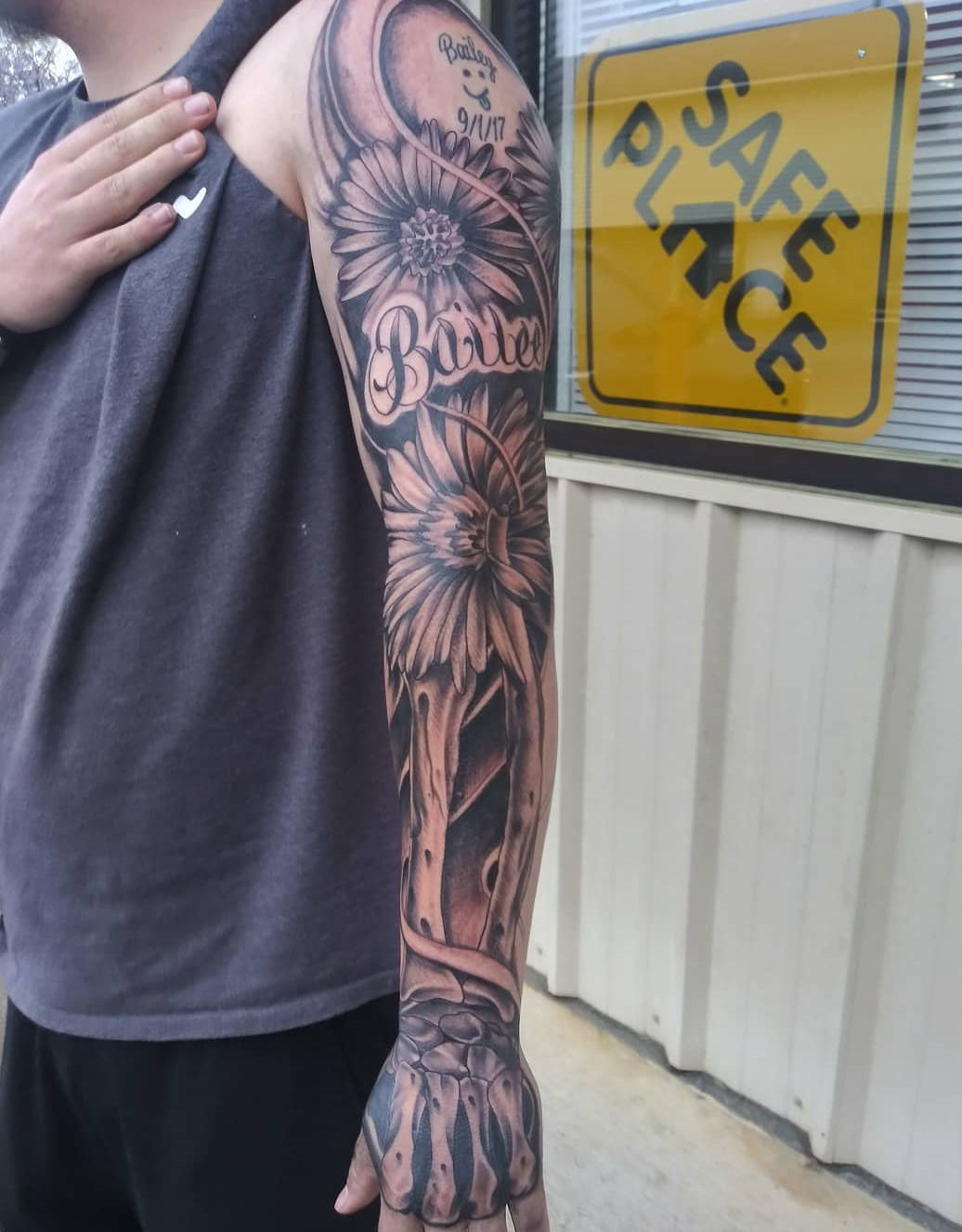 Black and Grey sleeve tattoo by Niki Norberg  Post 14453