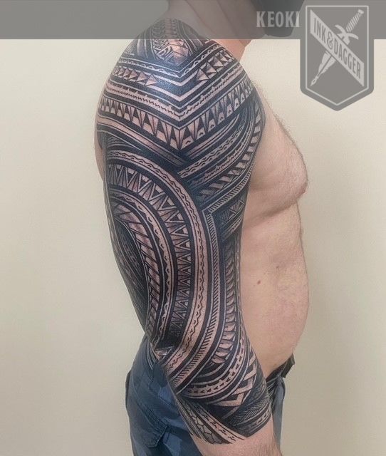 Maori Polynesian Tattoo Bracelet Tribal Sleeve Stock Vector (Royalty Free)  2311325205 | Shutterstock