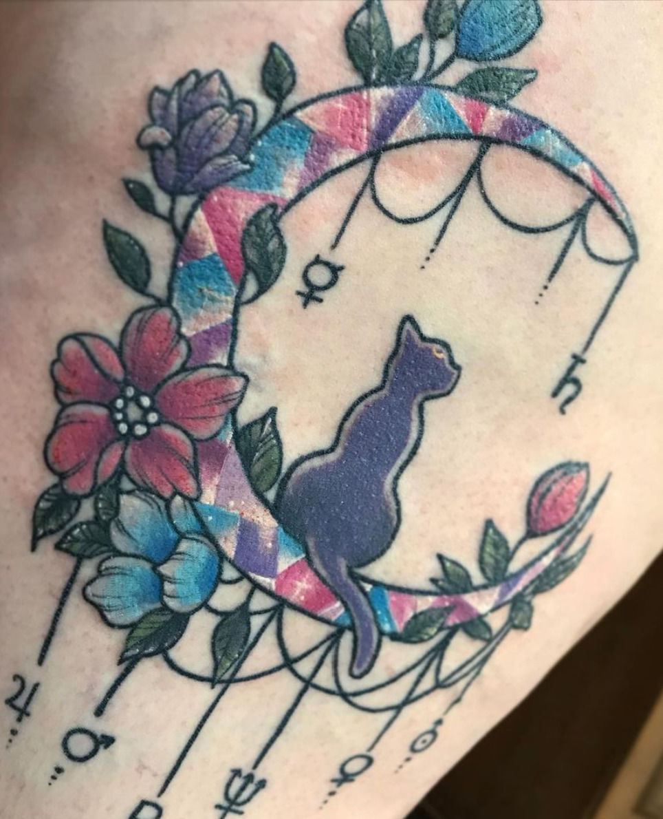 Luna from Sailor Moon tattoo by Puff Channel  Tattoogridnet