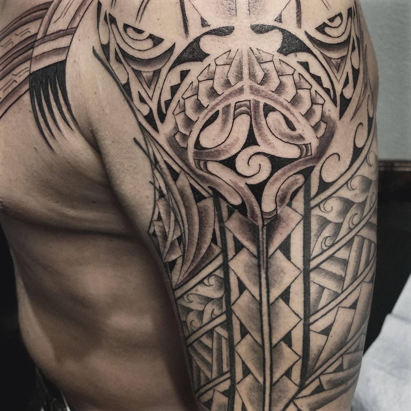 Maori tattoo laten plaatsen