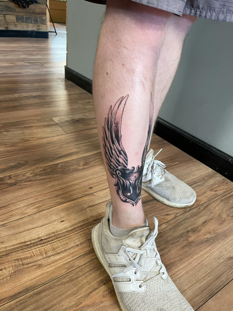 hermes ankle wing tattoo｜TikTok Search