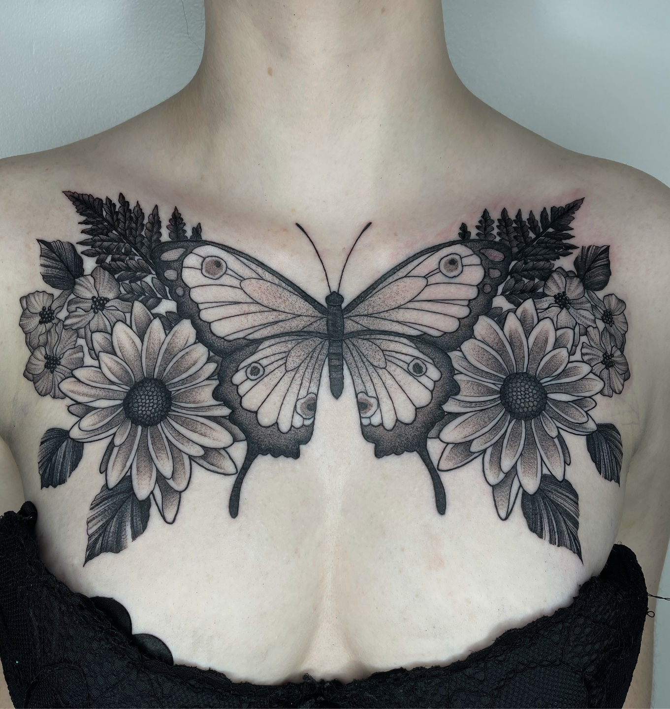 Butterfly Tattoo On Chest  Tattoo Designs Tattoo Pictures