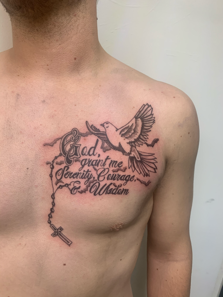 Top more than 73 dove tattoos chest best - thtantai2