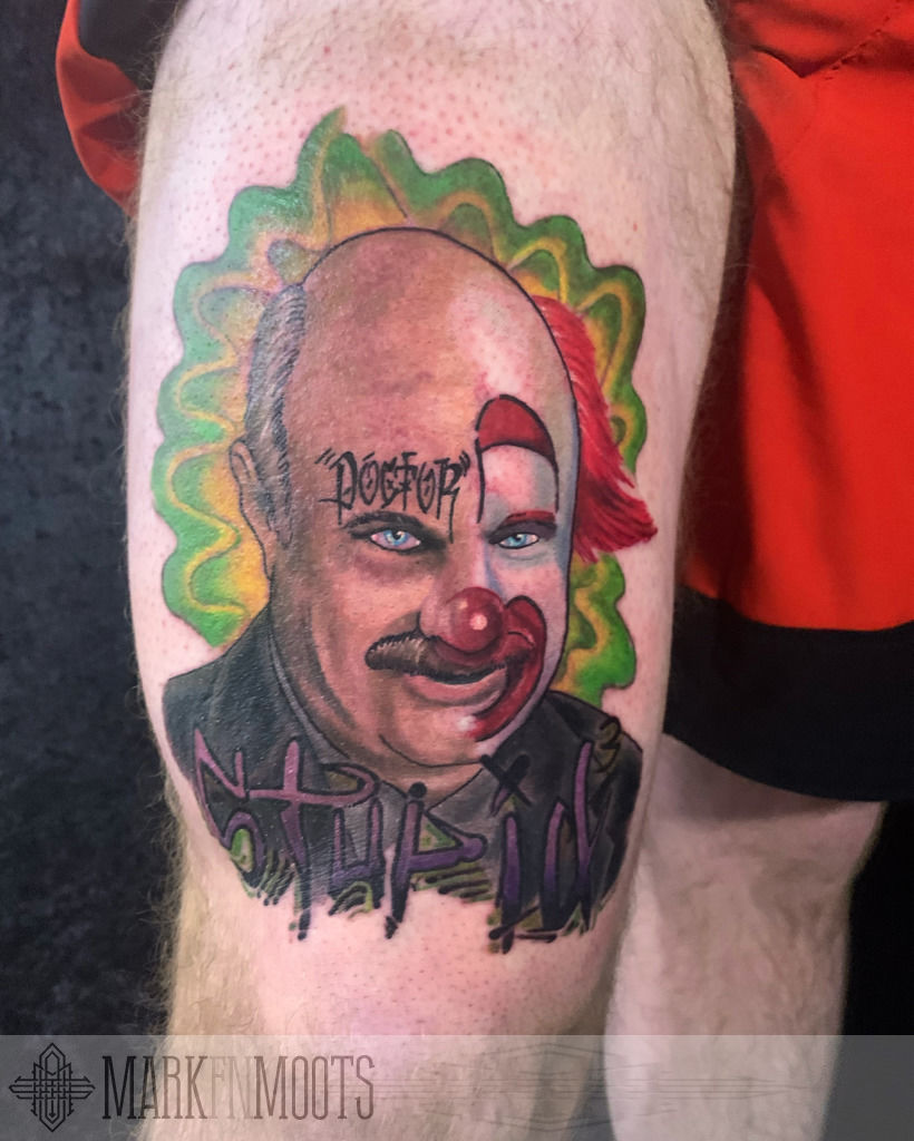 Tattoo fans show off shocking killer clown inkings as creepy craze sweeps  the world  Mirror Online